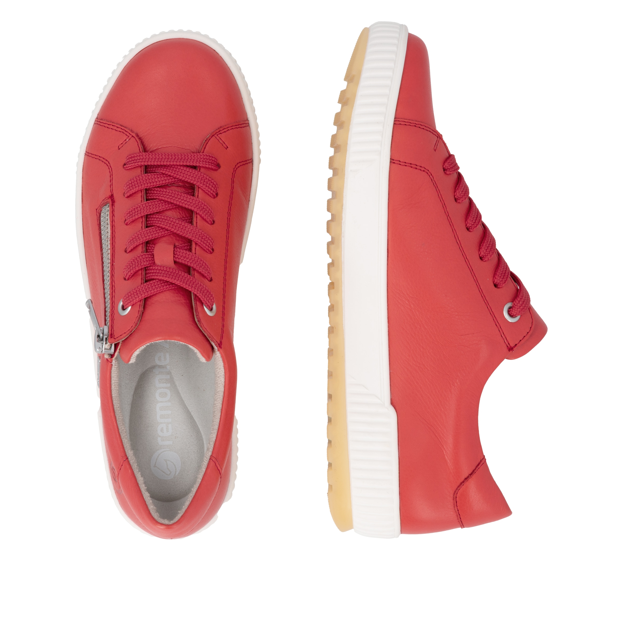 Chaussure à lacets 'D0700' REMONTE en rouge