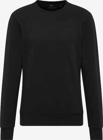 Sweat-shirt TUFFSKULL en noir : devant