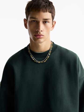 Sweat-shirt Pull&Bear en vert