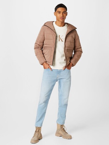 Calvin Klein Jeans Jacke in Beige