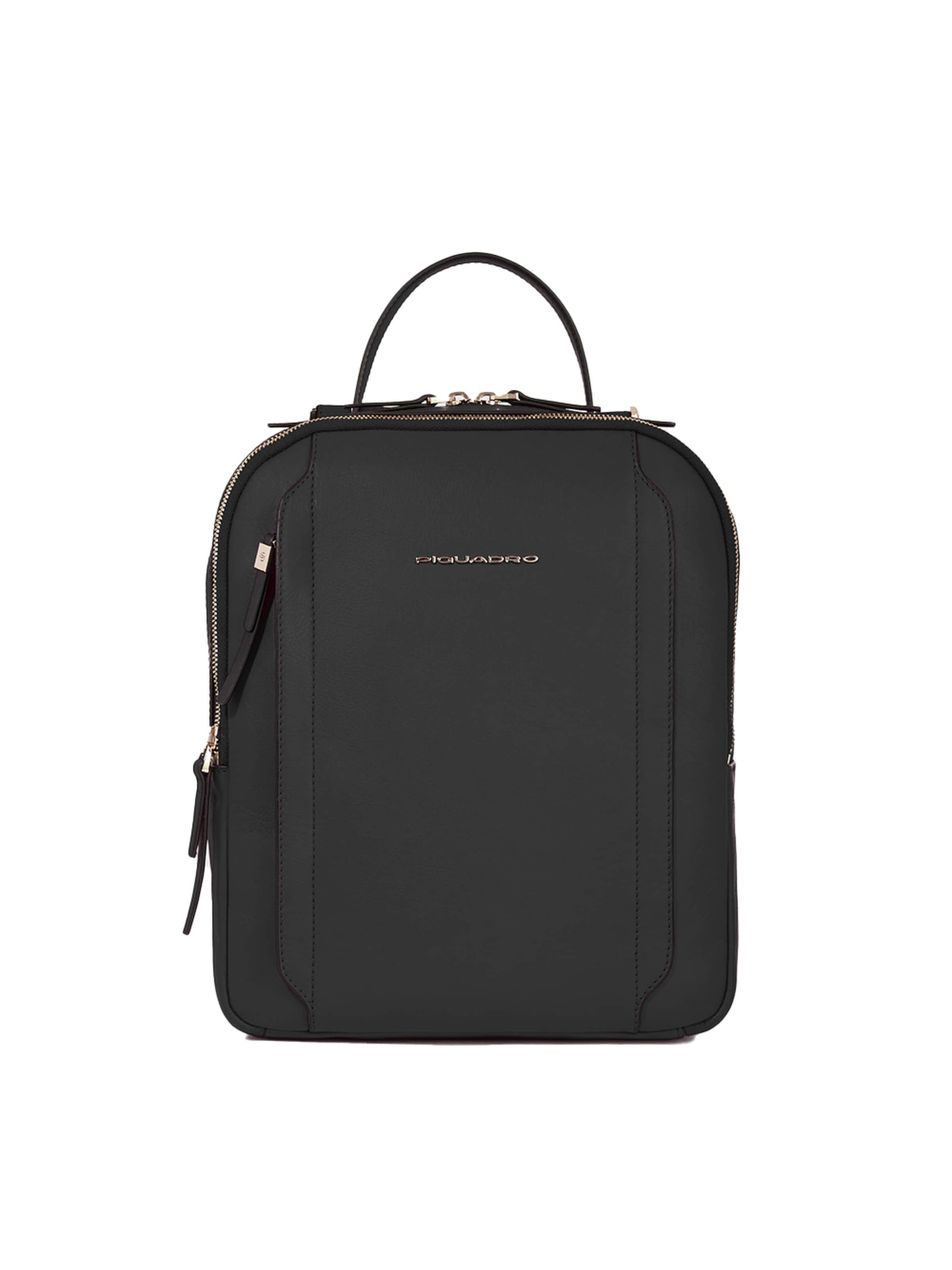 Piquadro Rucksack‌‌‌‌‌‌‌‌ in Schwarz: Vorderseite