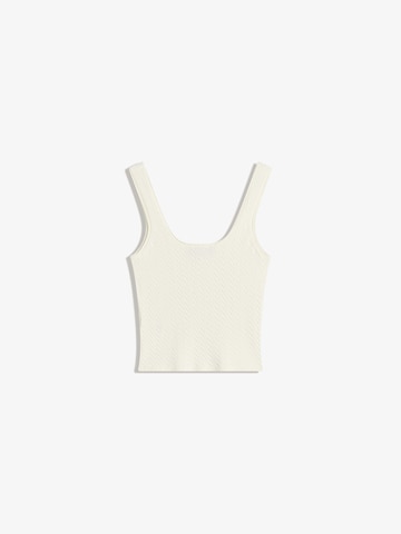Tops en tricot Bershka en beige