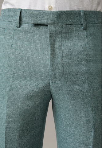 STRELLSON Regular Pleated Pants 'Kynd' in Blue