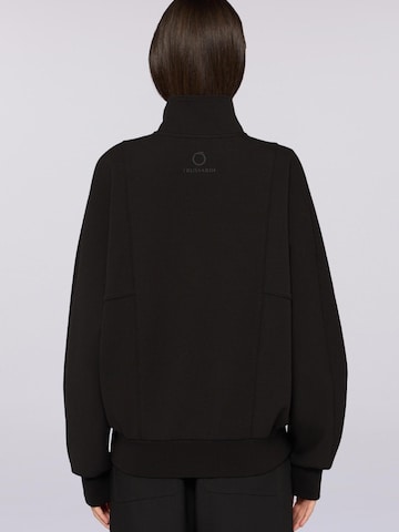 Trussardi - Sudadera con cremallera en negro