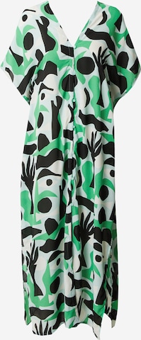 Monki - Vestido em verde: frente