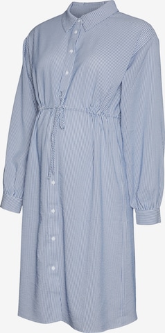 Robe-chemise 'LOUIZA LIA' MAMALICIOUS en bleu : devant