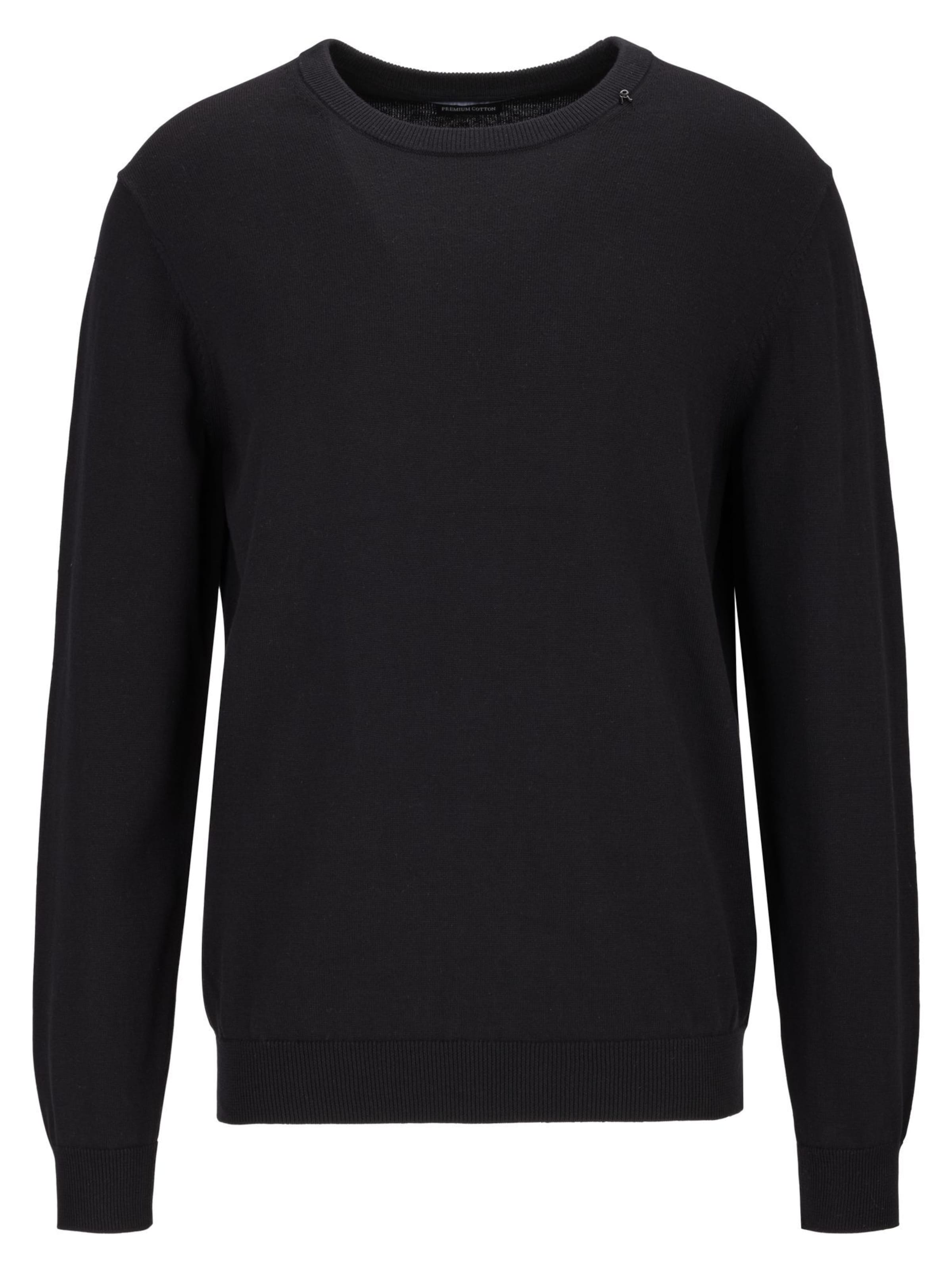 19V69 ITALIA Pullover in Schwarz: Vorderseite