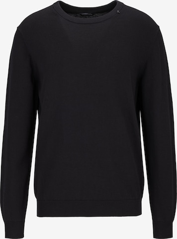 19V69 ITALIA Pullover in Schwarz: Vorderseite