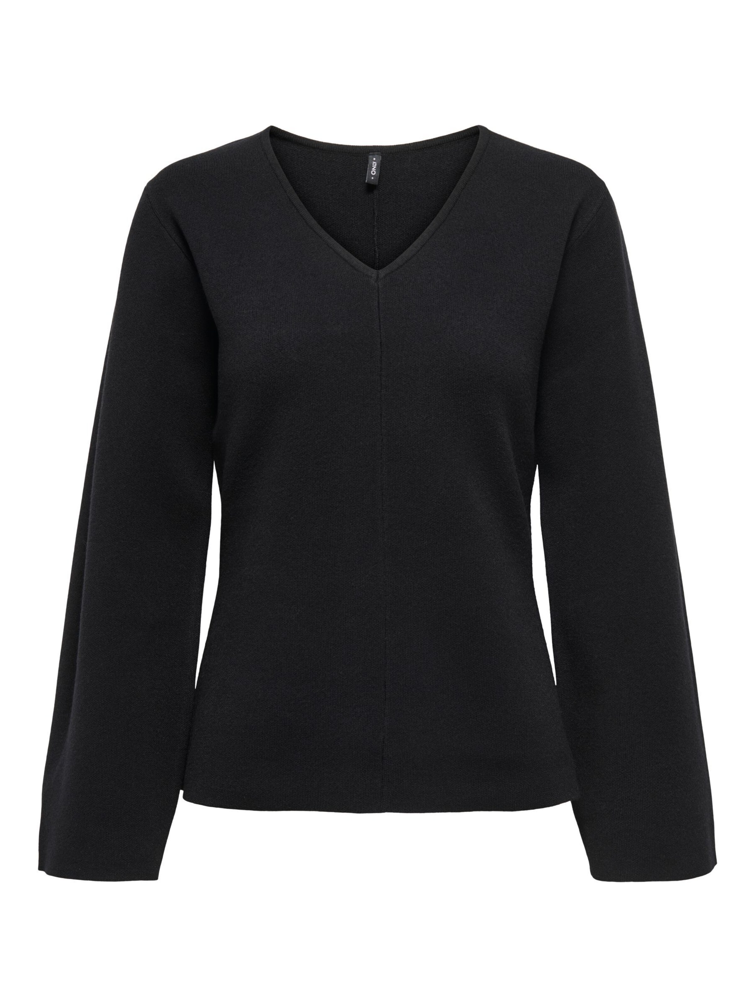 Pull-over 'ONLVIOLA' ONLY en noir : devant