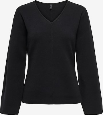 Pull-over 'ONLVIOLA' ONLY en noir : devant