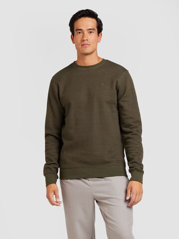 Sweat-shirt BLEND en vert : devant