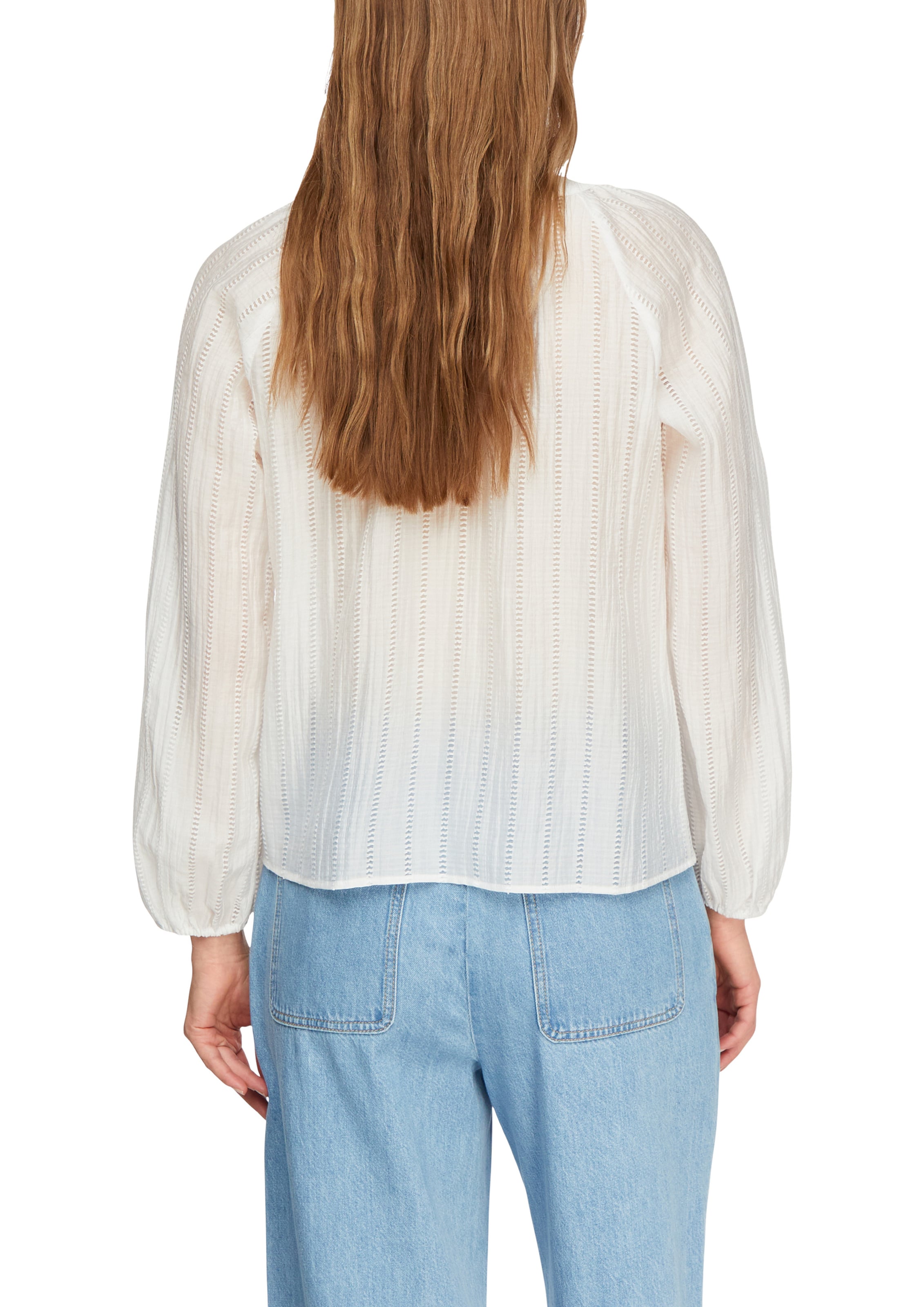 COMMA Bluse in Weiß