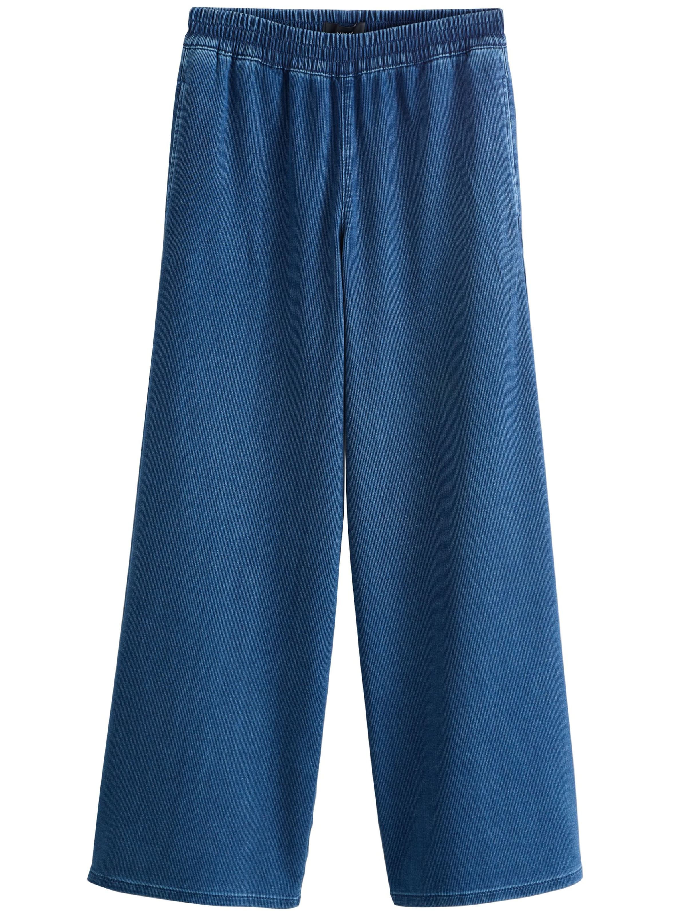 mėlyna Next Plačios klešnės Kelnės: priekis