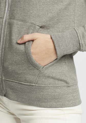 Oxmo Sweat jacket 'Celia' in Grey