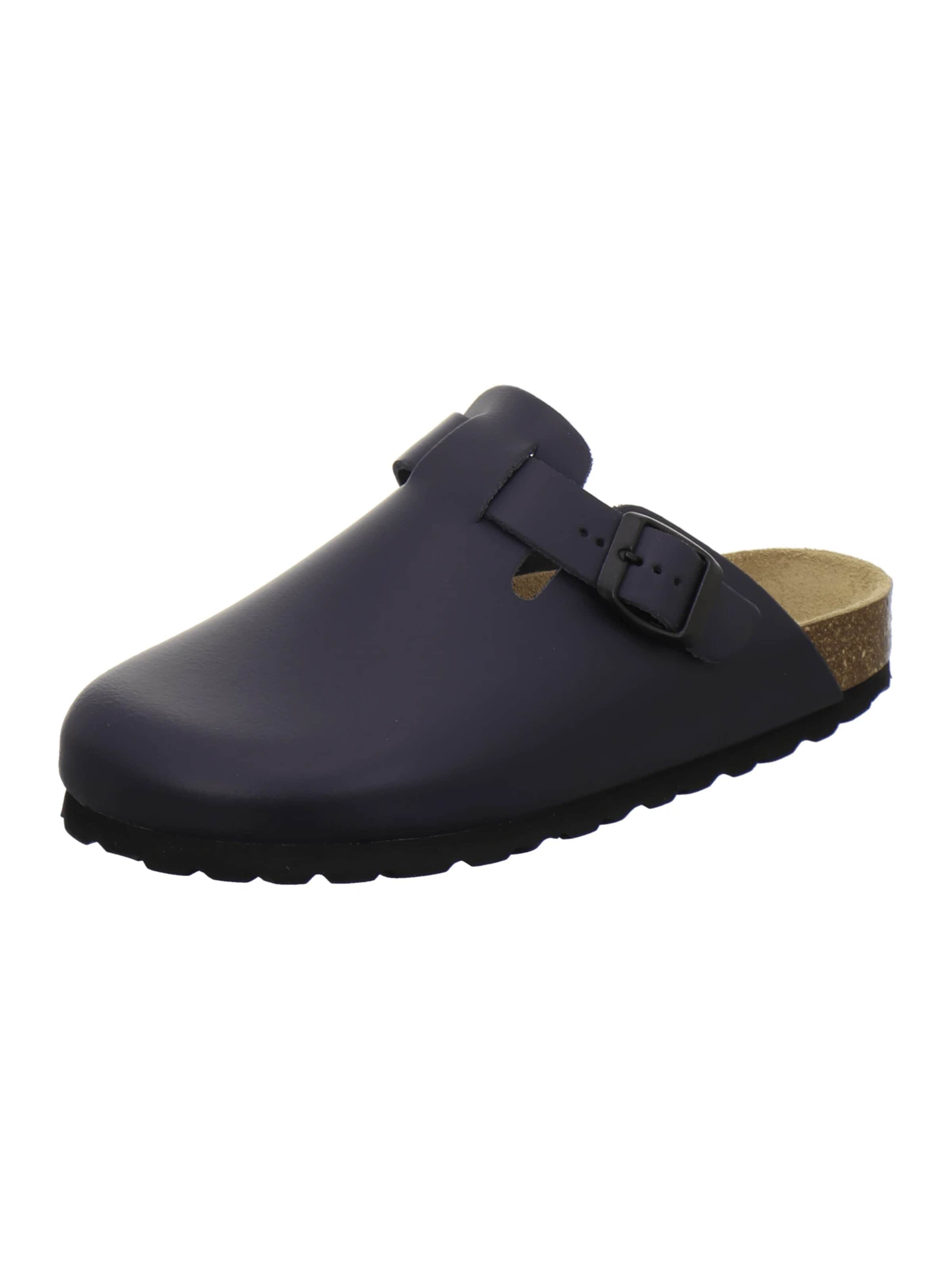 AFS-Schuhe Clogs 'Clogs Damen Leder navy'‌ in Blau: Vorderseite