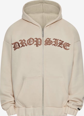 Dropsize Sweatjakke i beige: forside