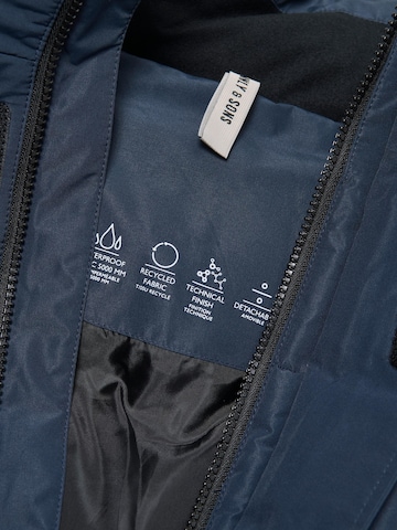 Manteau mi-saison 'Carl' Only & Sons en bleu