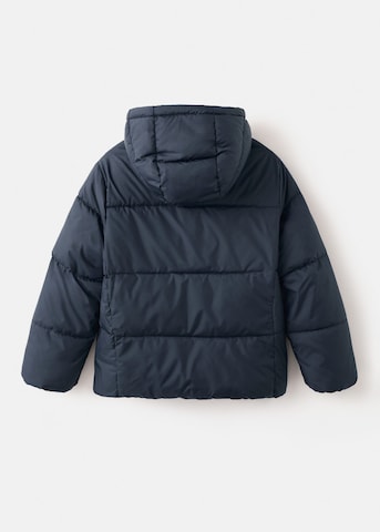MANGO KIDS Zimní bunda 'AMERICA' – modrá