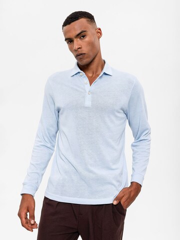 Pull-over Antioch en bleu : devant