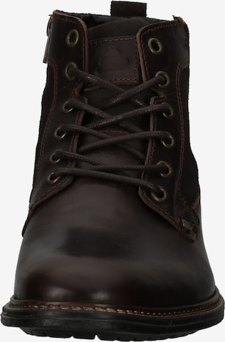 BULLBOXER Lace-Up Boots in Brown