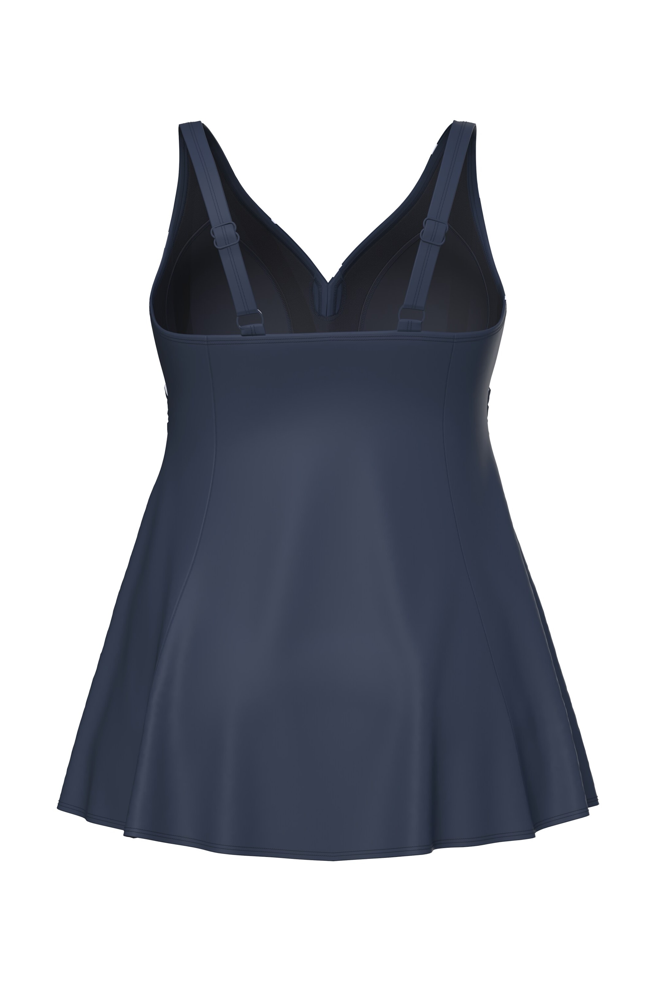 Ulla Popken Bralette Swimsuit in Blue