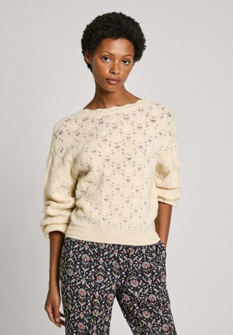 Pull-over 'HELEN' Pepe Jeans en blanc : devant