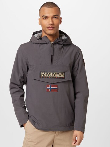 NAPAPIJRI Performance Jacket 'Rainforest' in Grey: front