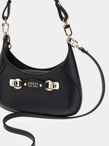 GUESS Schultertasche 'Mimina' in Schwarz