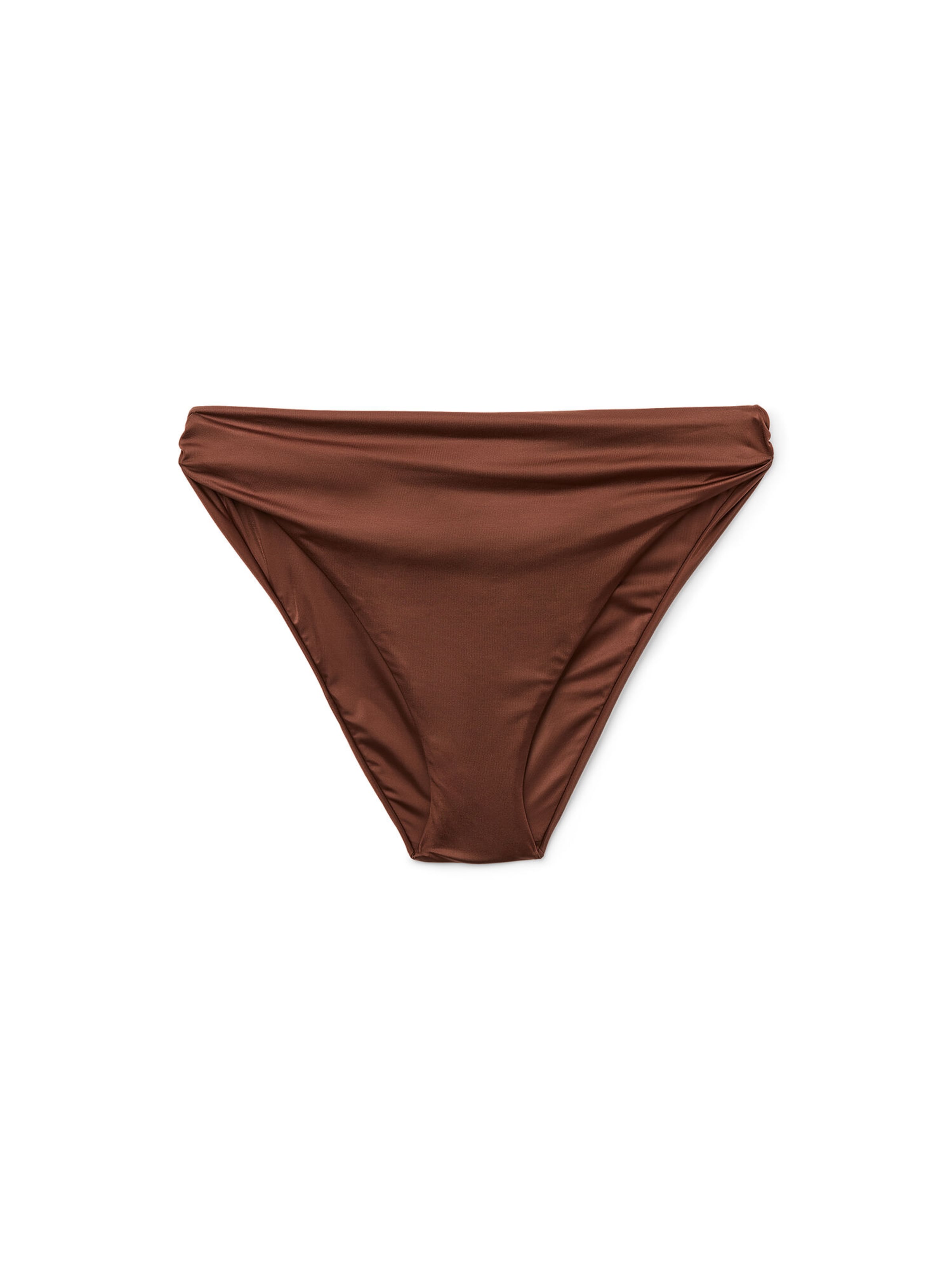 CALZEDONIA Bikini Bottoms in Brown: front