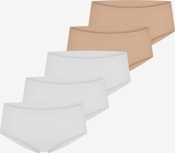 SCHIESSER Boyshorts 'Invisible Cotton' in Brown: front