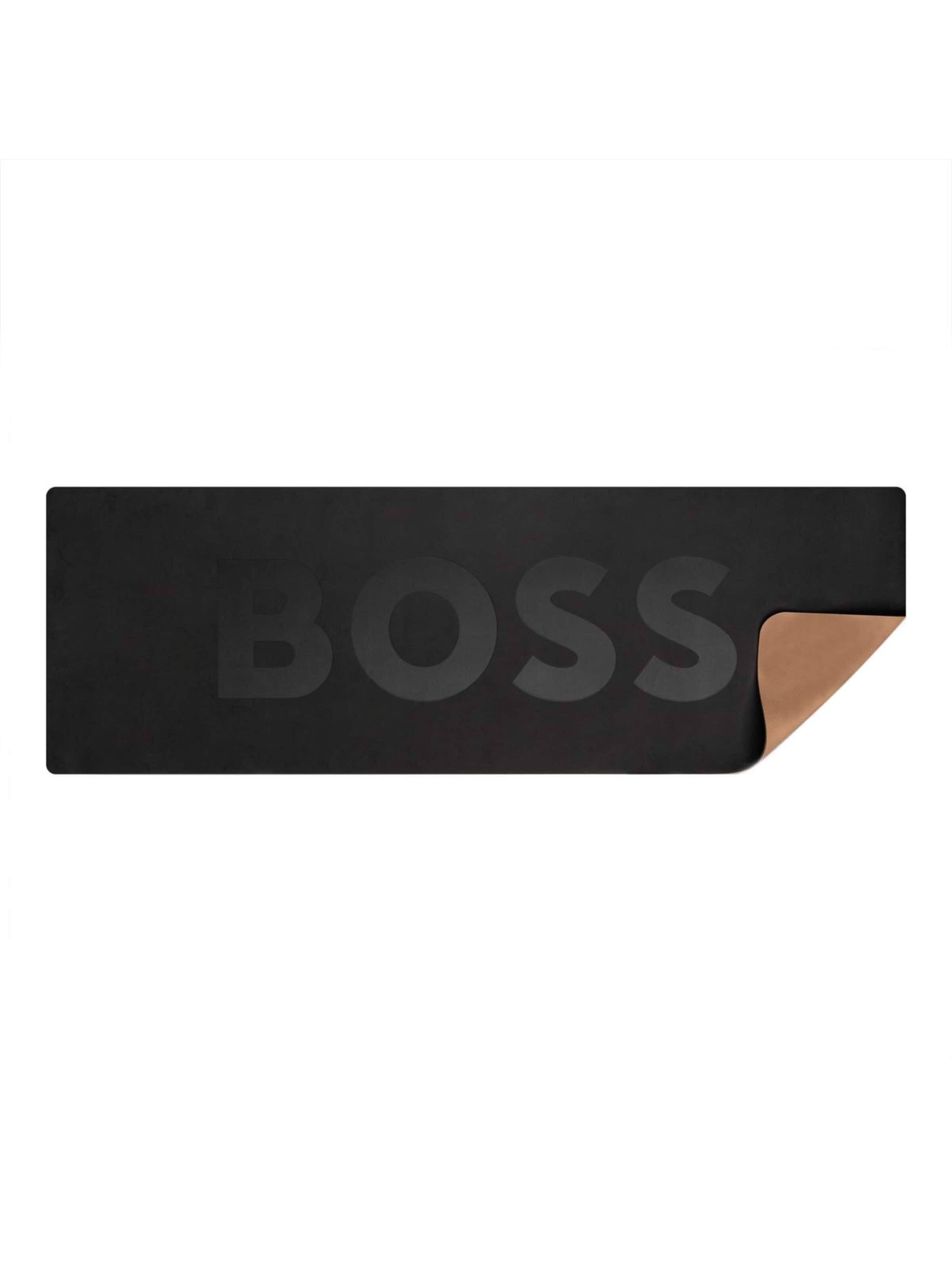 Tapis 'Yoga mat Iconic' BOSS en marron