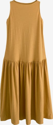 Rochie de la Next pe galben: față