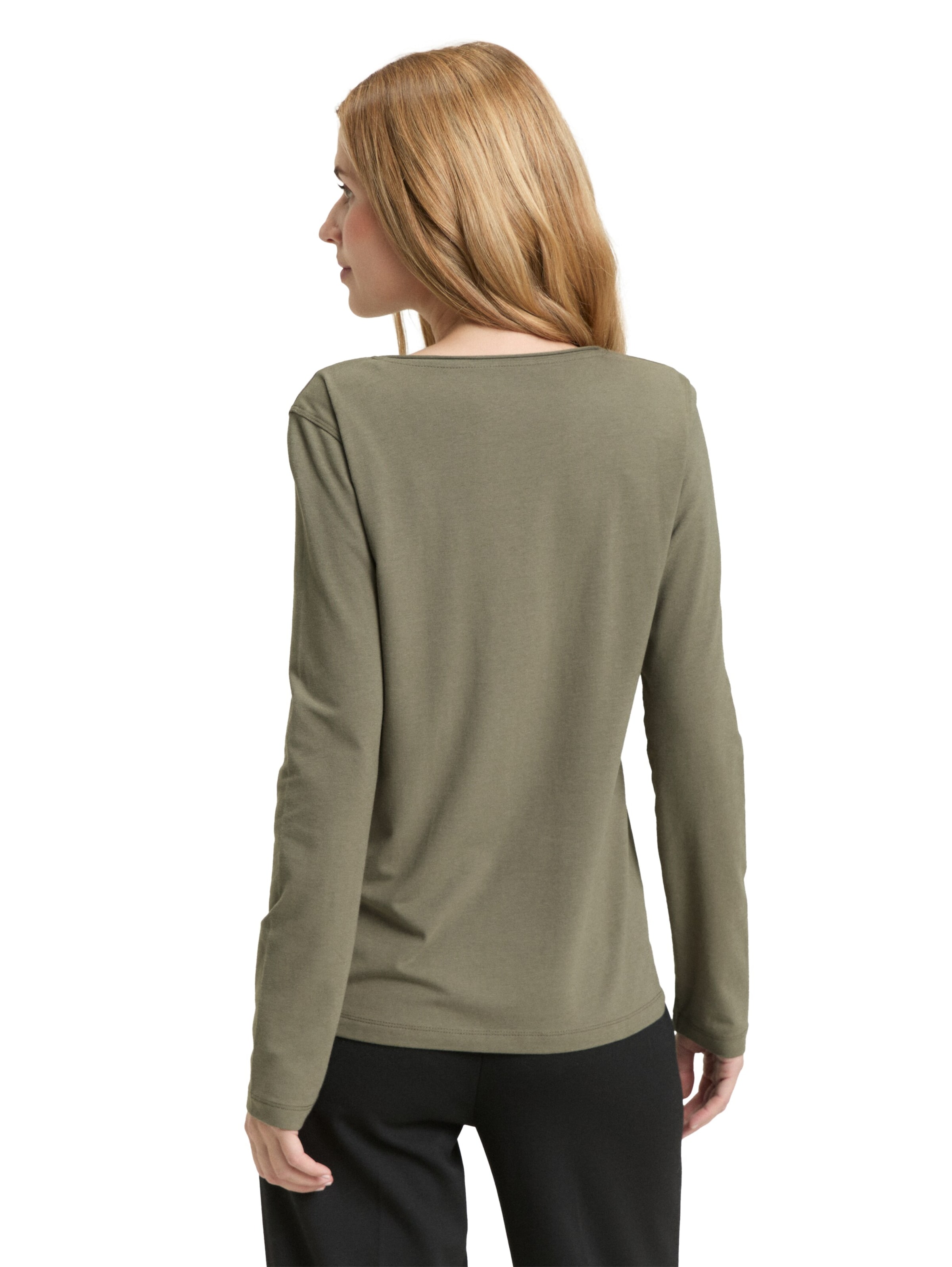 TOM TAILOR Majica | zelena barva