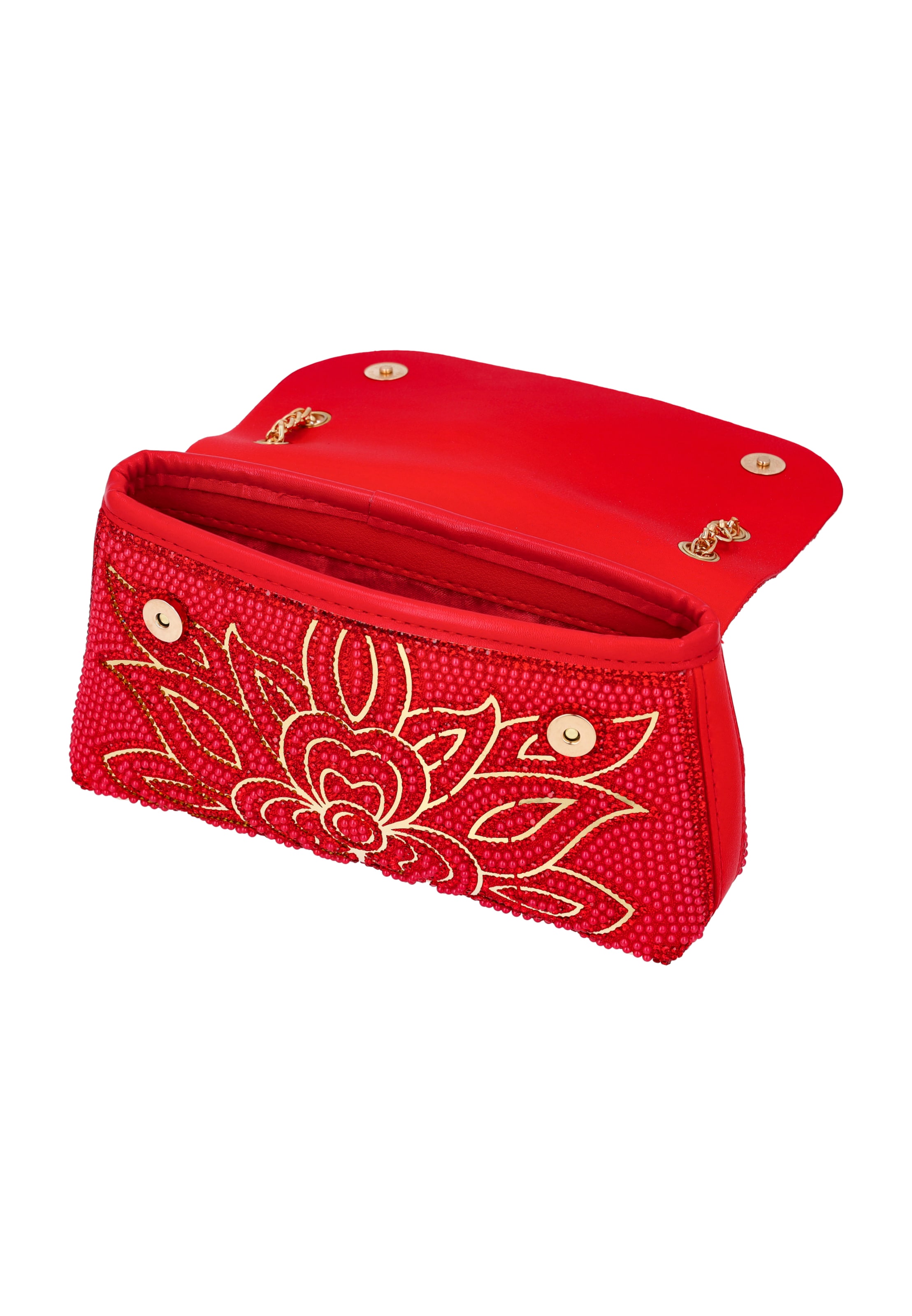 faina - Mala de ombro em vermelho