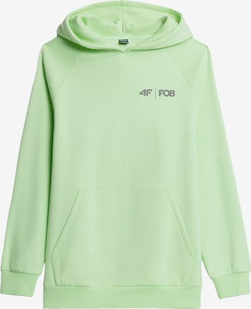 4F Athletic Sweatshirt 'F700' in Green: front