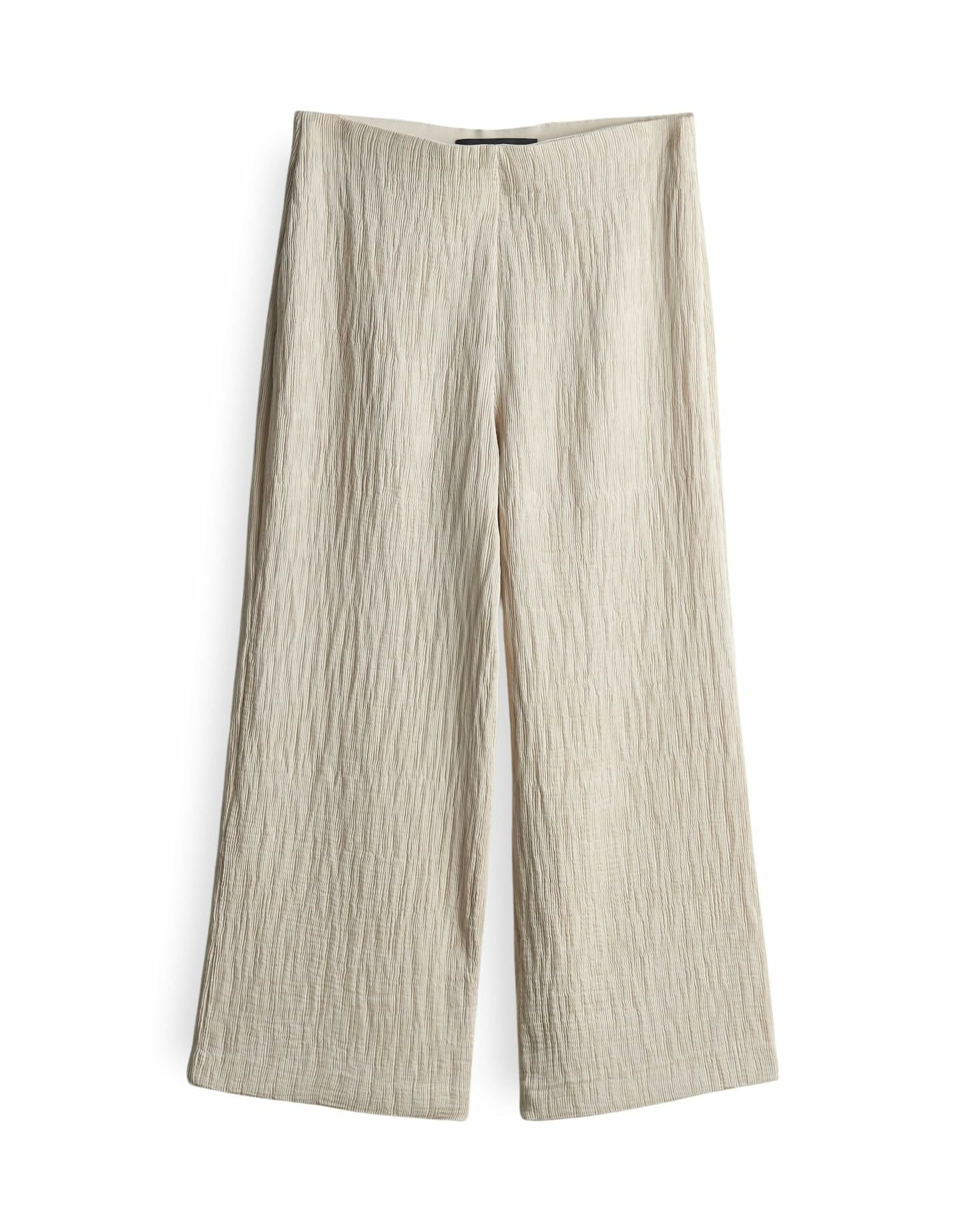 Someday Regular Trousers in White: front