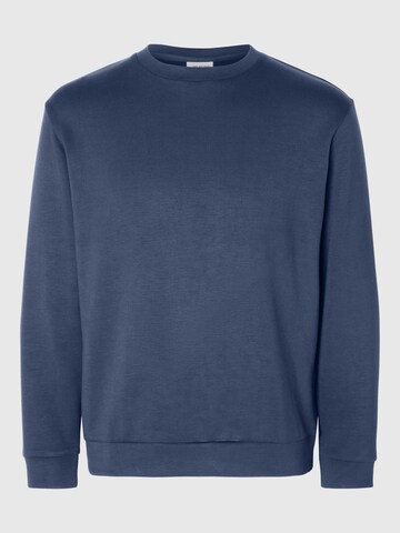 SELECTED HOMME Sweatshirt 'SLHManuel' i blå: forside