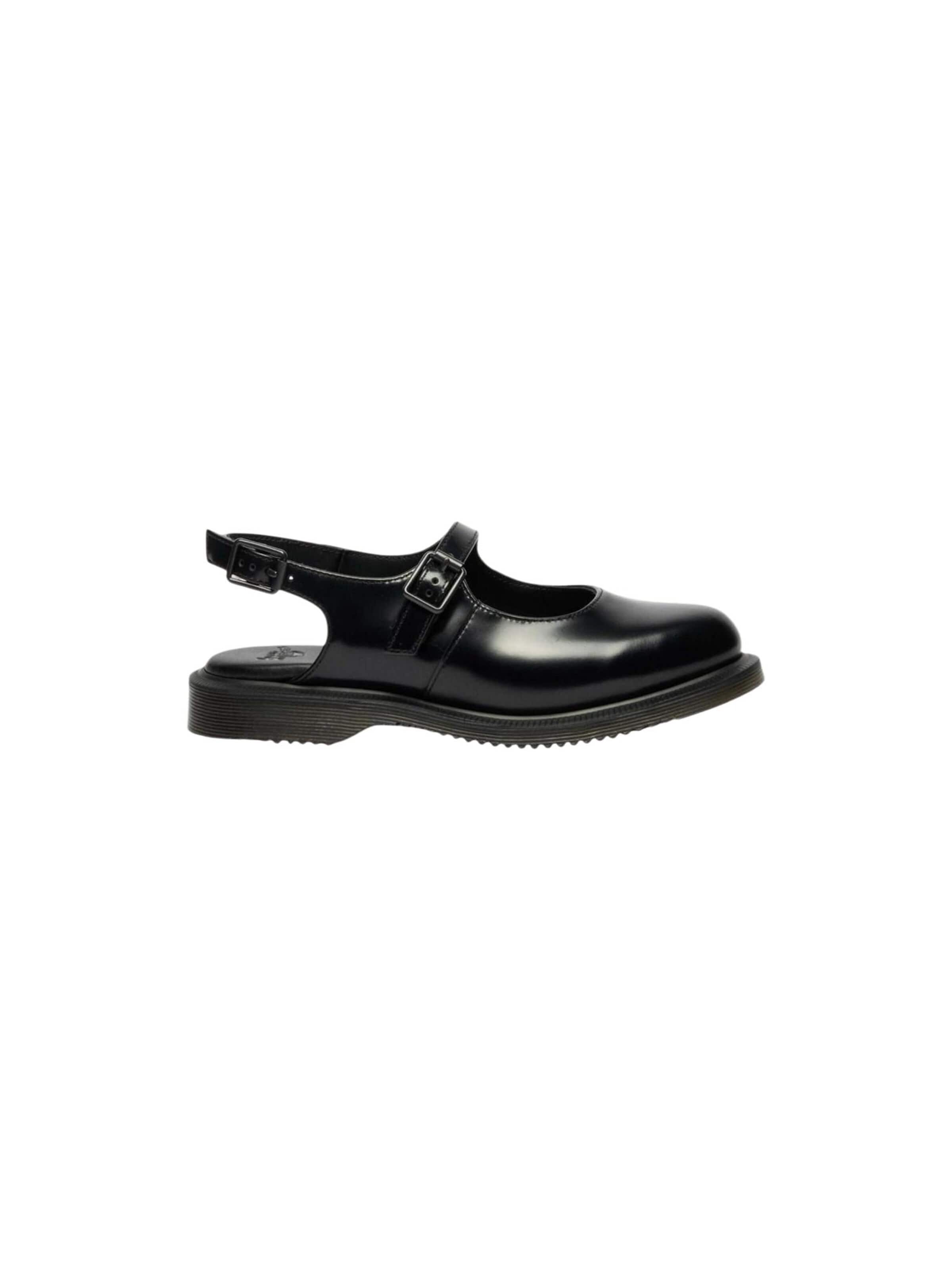 Sandalo 'Madaline Black Polished Smooth 42132001' di Dr. Martens in nero