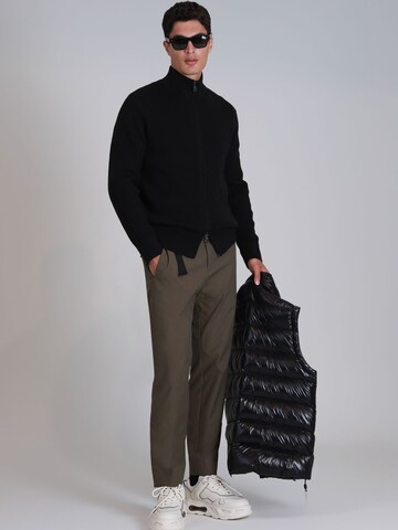 Lufian Knit cardigan in Black