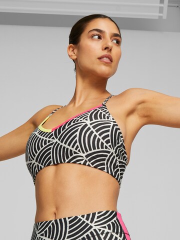 PUMA Bustier Sportmelltartók - fekete: elől