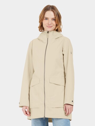 Didriksons Outdoorjacke 'Folka' in Beige: Vorderseite