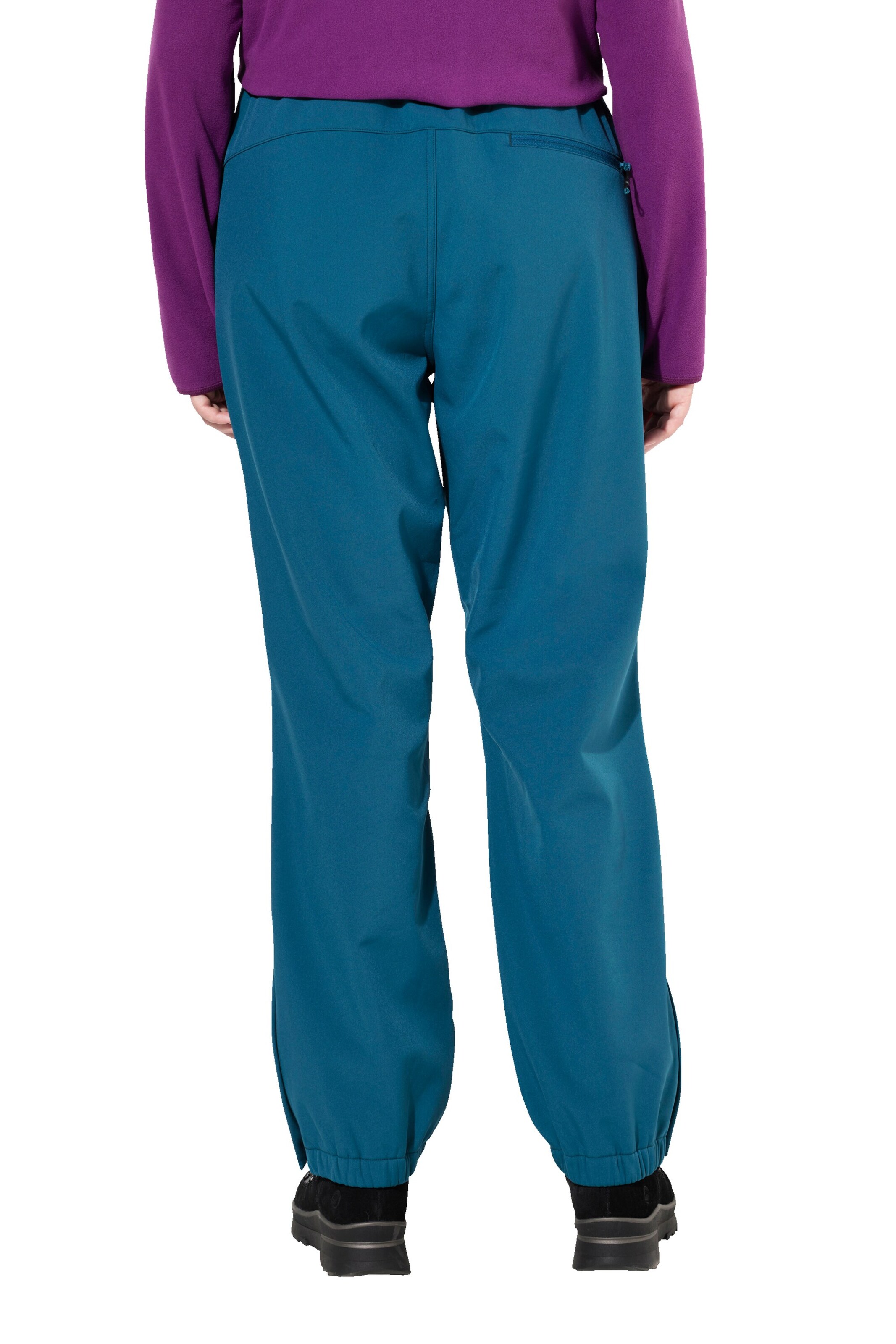 Ulla Popken Tapered Funktionshose in Blau