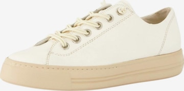 Baskets basses Paul Green en beige : devant