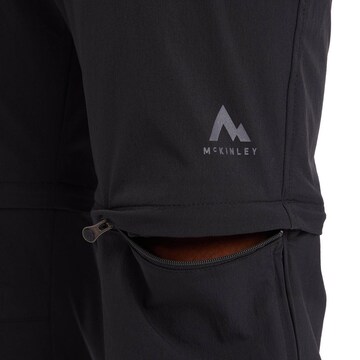 MCKINLEY Slimfit Outdoorhose 'Malloy II' in Schwarz