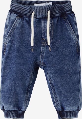 NAME IT Avsmalnet Jeans 'Romeo' i blå: forside