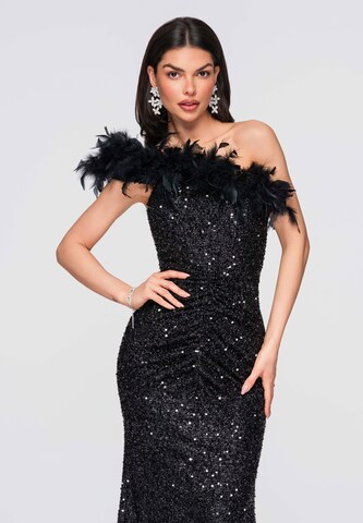 Ombre Avondjurk in Zwart