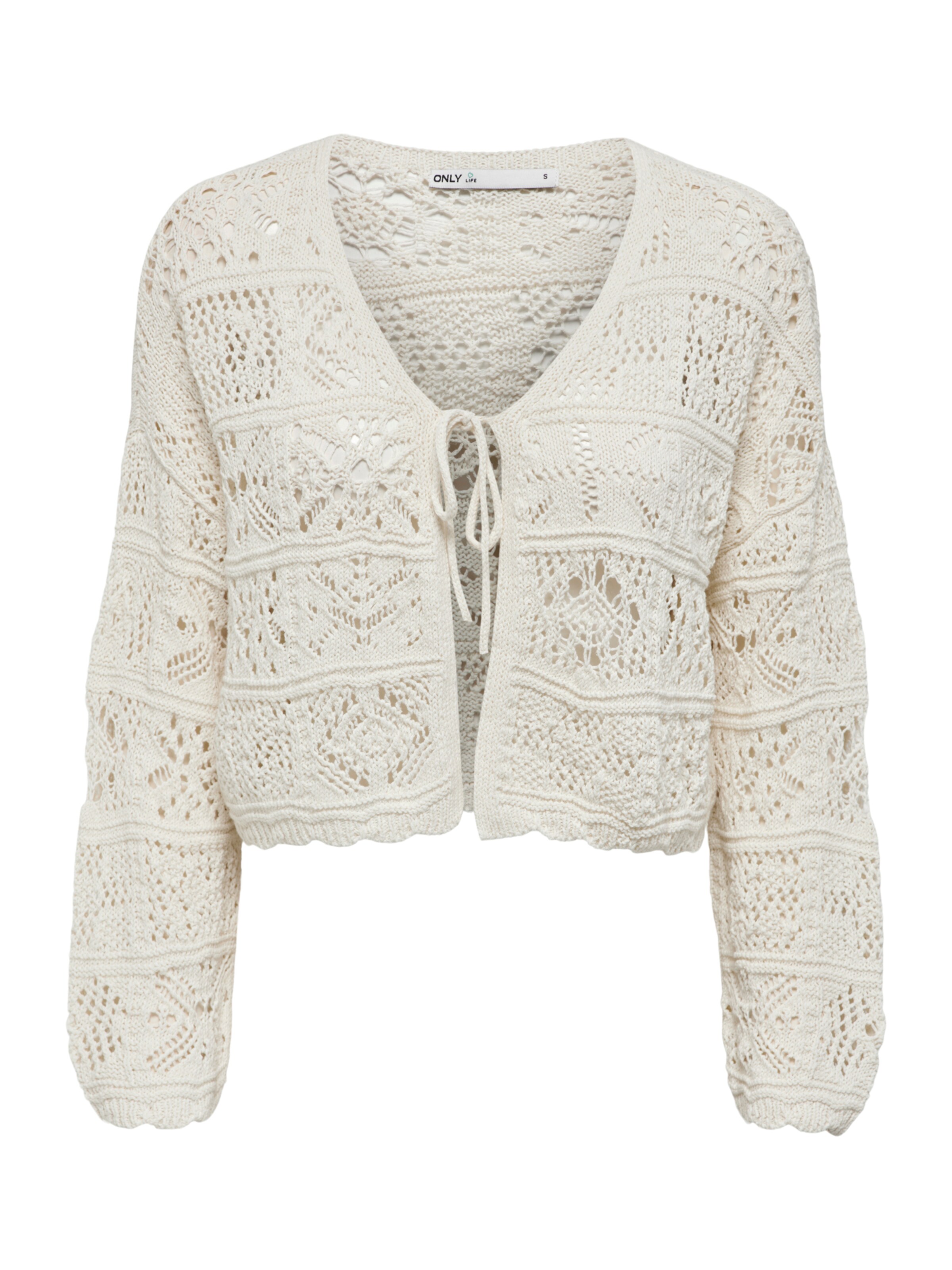 Only PetiteKardigan 'ONLBEACH' - bijela boja: prednji dio