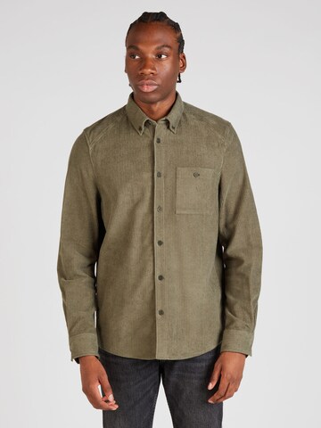 DRYKORN Regular fit Button Up Shirt 'Liet' in Green: front