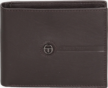 Portamonete di Sergio Tacchini in marrone: frontale