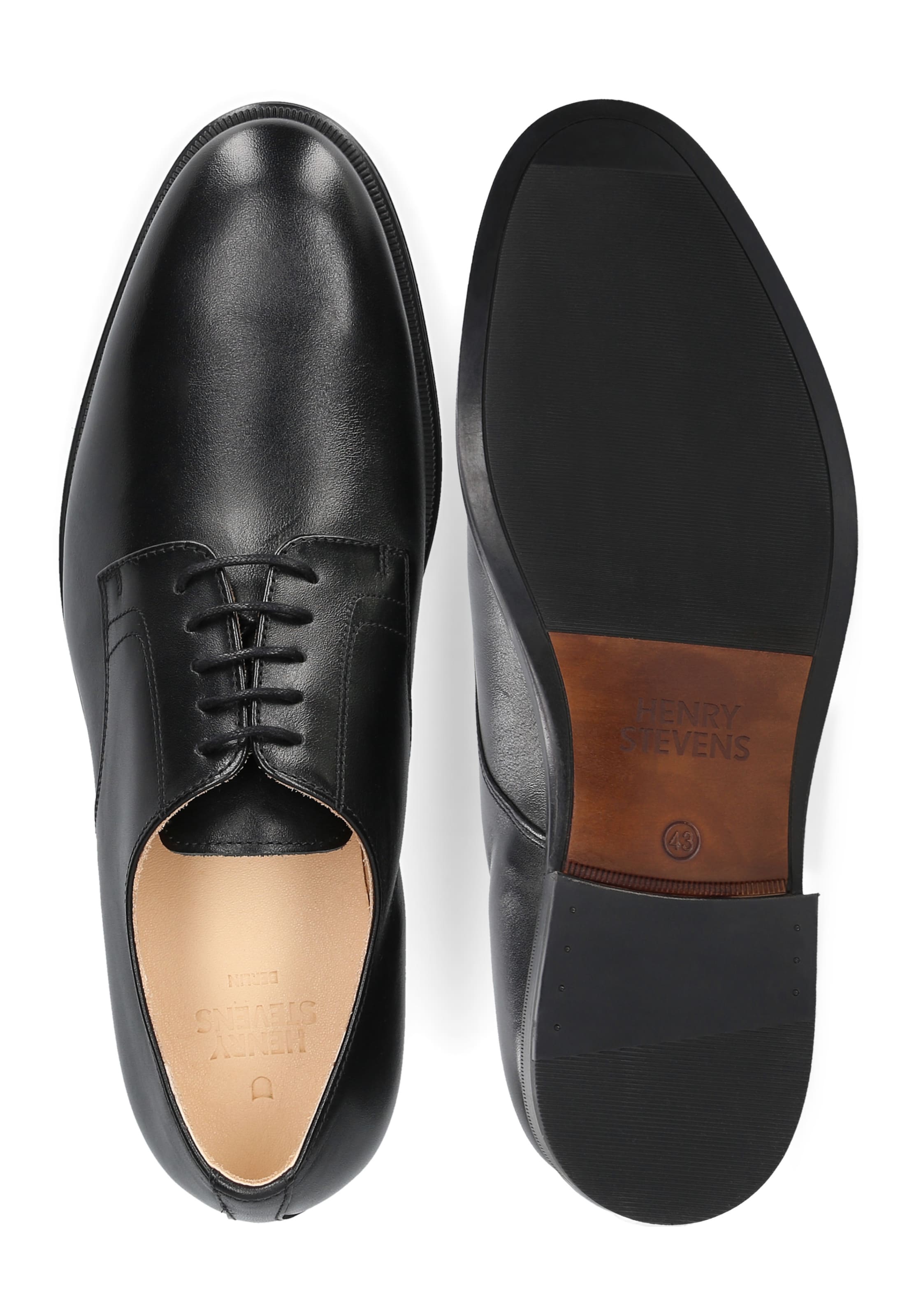 Henry Stevens Lace-up shoe ' Wes' in Black